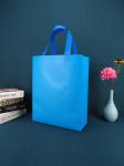 Cloth Recycled Tote Bag Blue Gift Laminate OEM Non Woven Shopping Bag Reusable
