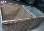 Defensive HESCO Barriers Blast Wall Against Explosions Oxidation - Resisting