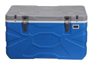 Wholesale Heavy Duty Blue Rotomolded Cooler Box Food Cold Storage With 3 Large Reusable Ice Packs from china suppliers