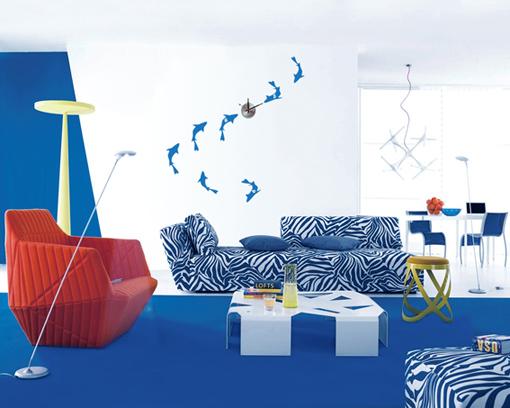 Vinyl Designer Wall Sticker Clocks 10A102 / Home Decoration