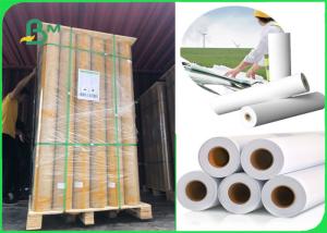 Wholesale 100gsm Draft Uncoated CAD Plotter Paper 70gsm Finish Matte Paper from china suppliers