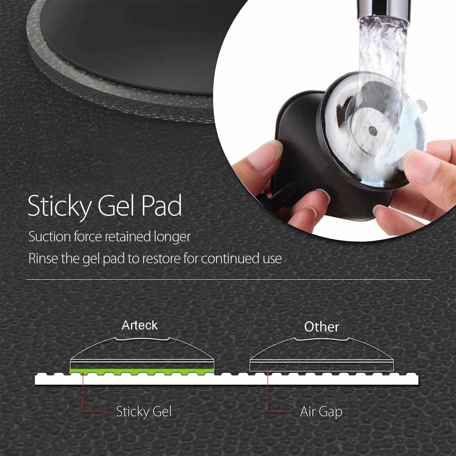 360 Degree Rotation Windshield Mobile Phone Stands RoHS Approved