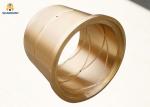 Wear Resistant Flange Bronze Bushings Long Life With Oil Groove