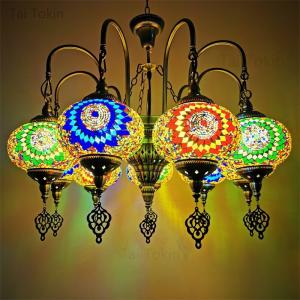 Wholesale Colorful pendant lamp with handmade glass lampshade southeast antique turkish hanging lamp（WH-DC-28) from china suppliers