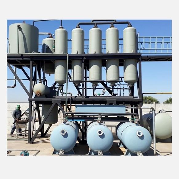 16kw Q245 Steel Used Engine Oil Recycling Refinery Machine For Making Diesel