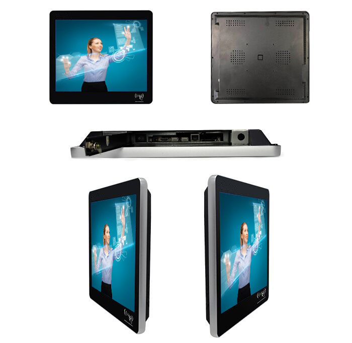 HMI PCAP Touch Industrial Panel PC Touch Screen 17" With NFC RFID IC Card Readers