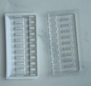 Wholesale Wholesale PVC Plastic Trays For 1 Ml Of Water Needle Vacuum Forming Inner Tray For Medicine from china suppliers