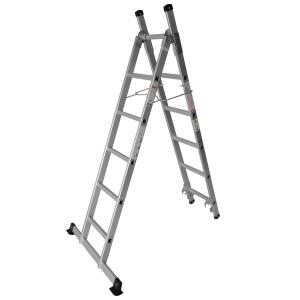 Wholesale Compact Design Aluminium Multi Purpose Ladder 2x6 150kgs Load Capacity from china suppliers