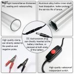 16W LED Submersible Fish Finder Light DC 12-48V Underwater Fishing Light for
