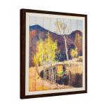 Polyester Ribbons Room Decor Paintings , Customizable Wall Arts For Bedroom