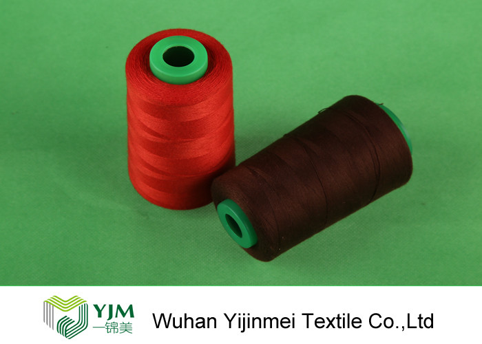 Plastic Cone Polyester Multi Colored Sewing Thread , Strongest Thread For Sewing