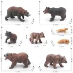 Brown Bear Life Cycle Figure Model Toy For Boys Girls Kids