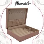 Pink Color Large Cardboard Jewelry Accessory Packaging Box