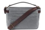 Outdoor Canvas Crossbody Messenger Bag Grey , Casual Messenger Bags With Pockets