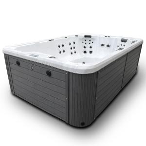 Wholesale 8 10 Persons Outdoor Acrylic Swim Spas Hot Tub SAA For Swimming Exercise 3500L from china suppliers