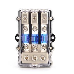 Wholesale One Out Three Way Insurance Seat 60A , Audio Line Insurance Box For Car Yacht from china suppliers