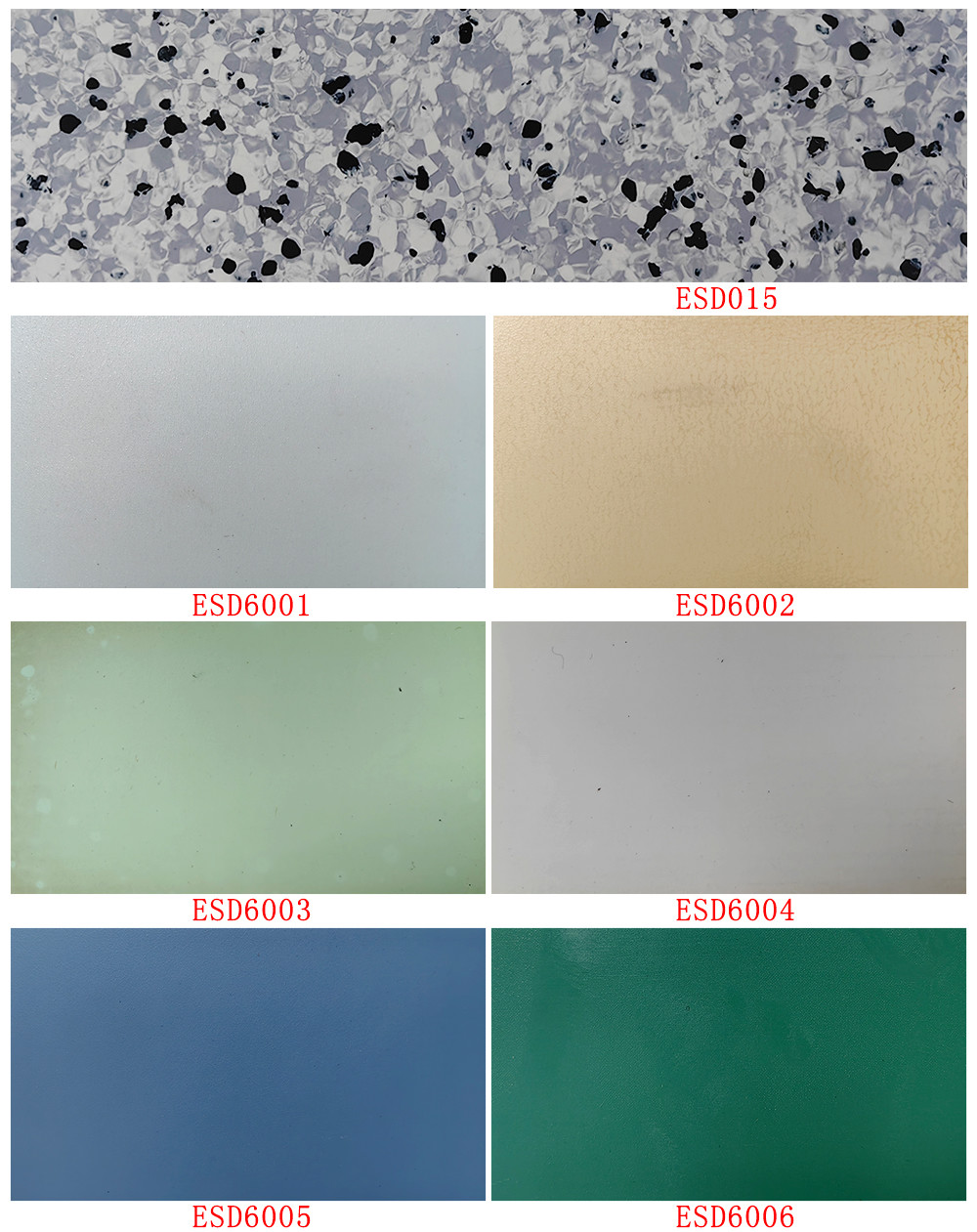 24 X 24inch Antistatic PVC ESD Vinyl Roll Flooring Tiles For Cleanroom Lab Room