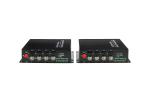 1080p 4 Channel 3G-SDI Fiber Converter with 485+1Channel Forward Audio Single