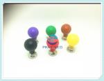 Chest Reusable ECG Electrodes Nickel Metal Material Adult Din 3.0 / 4mm 6 Color