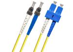 SC-ST Duplex Fiber Optic Patch Cables Premium Quality SM 9 / 125 G652D