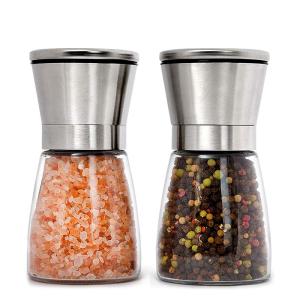 Wholesale 80ml Ceramic Blades Refillable Glass Pepper Grinder from china suppliers