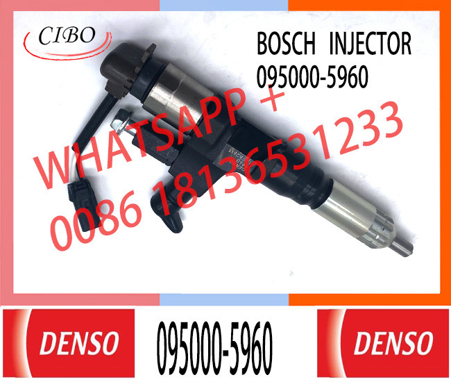 New Diesel Common Rail Injector 095000-5960 For HINO 23670-E0300 23670-E0301