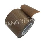 Brown Silicone PTFE Adhesive Tape , High Temperature Resist Adhesive Tape
