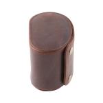 Vegan Real Leather Single Watch Winder Box Display Holder One Slot Watch Case