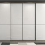 Manufacturer Adjustable Sliding Door Wardrobe 7ft ISO9001 Certificated
