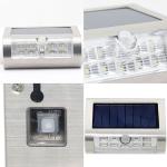 ABS PV Hollow Carved Wall Mounted Solar Wall Light 120*85*38mm