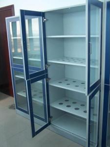 Wholesale Durable Wall Mounted Storage Cabinets , High Strength Chemistry Lab Furniture from china suppliers