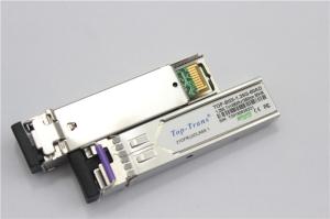 Wholesale Toptrans BIDI 1.25G-80AD/BD SFP Optical Transceiver 80KM Rohs from china suppliers