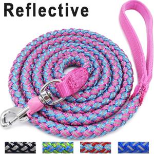 Wholesale Mountain Climbing Braided Nylon Rope Dog Leash , Dog Training Leash With Lock Catch from china suppliers