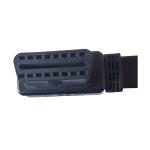 T Type Flat OBDII Diagnostic Cable J1962 16 Pin Male To Female Length 30cm