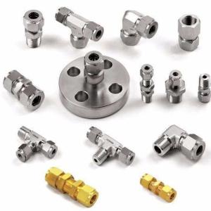Wholesale Stainless Steel Compression Tube Fittings 6mm - 20mm Metric Instrument Tubing Fittings from china suppliers