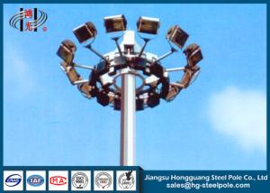 Wholesale Q345 Round Flood Light Poles Hot Dip Galvanization Powder Coated from china suppliers