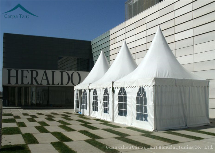 Water Resistant Pagoda Tents White PVC Fabric Party Banquet Tent