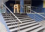 Decorative Metal Rod Stainless Steel Railing Flooring Mounted For Outdoor Patio