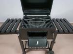 40kg Weight Charcoal BBQ Grill 23.7 Inch Portable Camping Grill With Wheels