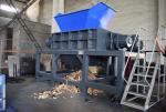 Scrap Metal Double Shaft Shredder Metal Shredder PLC Control Metal Recycling