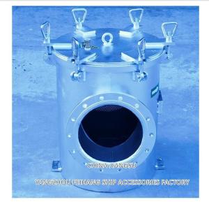 Wholesale AS250 CB/T497-1994 Marine Coarse water Filter Carbon Steel Body With Variable Stainless Steel Filter Element from china suppliers