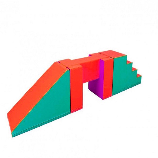Octagon Gymnastics Mats Soft Play Shapes For Kids Indoor Foam Play Climbers Exported To Germany
