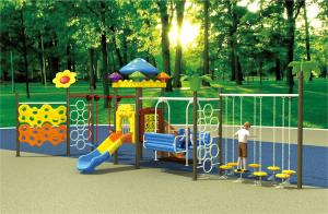 Wholesale newly design outdoor slide playground plastic playsets for daycare from china suppliers
