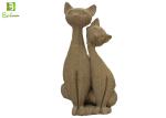 Recycle Visual Retail Display Props Giant Cat Craft Paper For Merchandising