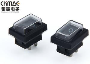 Wholesale Push Button Electrical Rocker Switches Waterproof Micro T55 Black 2 Pins from china suppliers