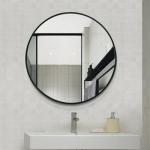 CE RoHS Certified Modern Minimalist Black Framed Wall Mounted Illuminated Makeup