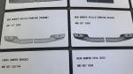 Flying Spur Zg2 Auto Parts Grille ABS OEM 4W0807647E 4W0807647G For Bentley 2013