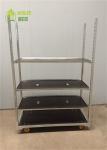 Hot Galvanizing Hand Flower Danish Cart with Rubber Wheel