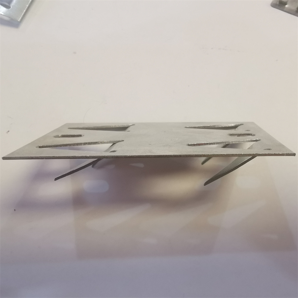 50 X 80 Mm Galvanized Steel Insulation Impaler With 4 Spikes