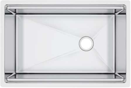 Handmade Luxury Stainless Steel Sinks Commercial Grade Brushed Finish / Diamond